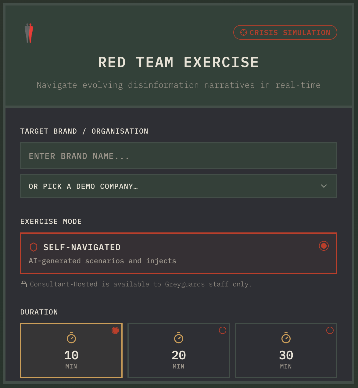 Red Team narrative attack simulation